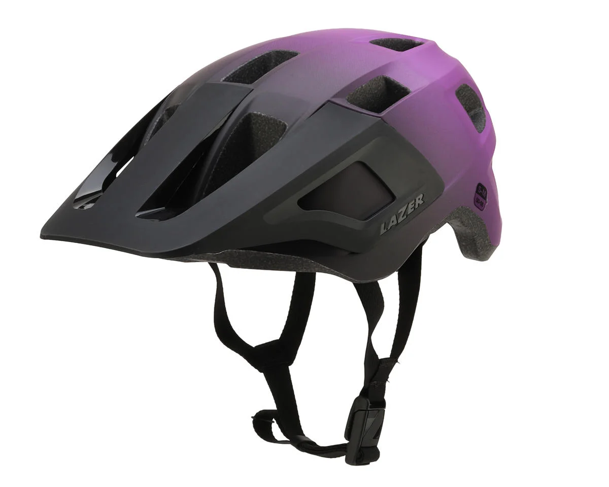 Lazer Finch KinetiCore Youth Helmet (Matte Metallic Purple Black) (Universal Youth)
